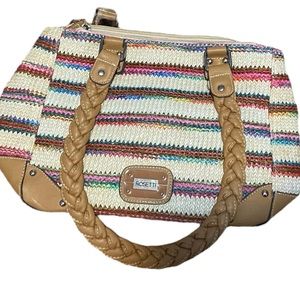Rosetti Woven Shoulder Bag